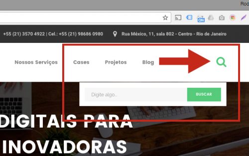 Ferramenta de Busca do Site