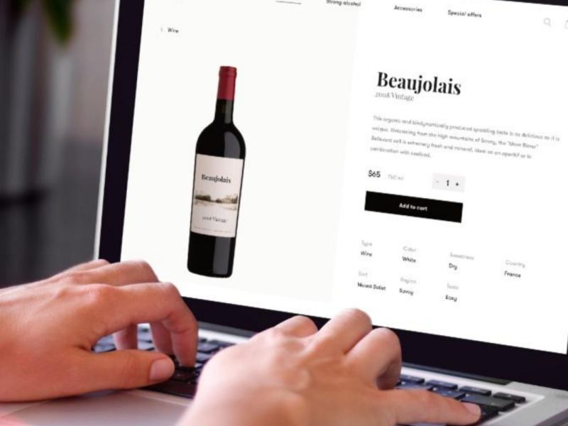plataformas para e-commerce de vinhos