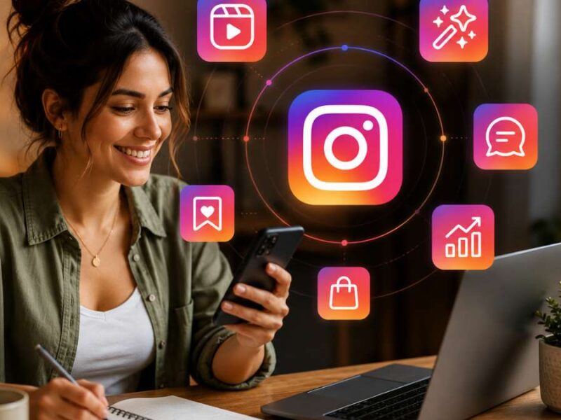 principais funcionalidades do Instagram em 2026