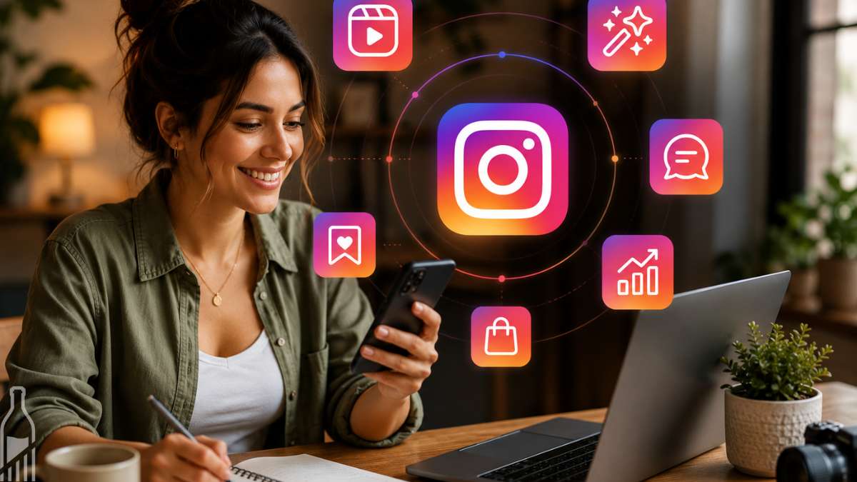 principais funcionalidades do Instagram em 2026