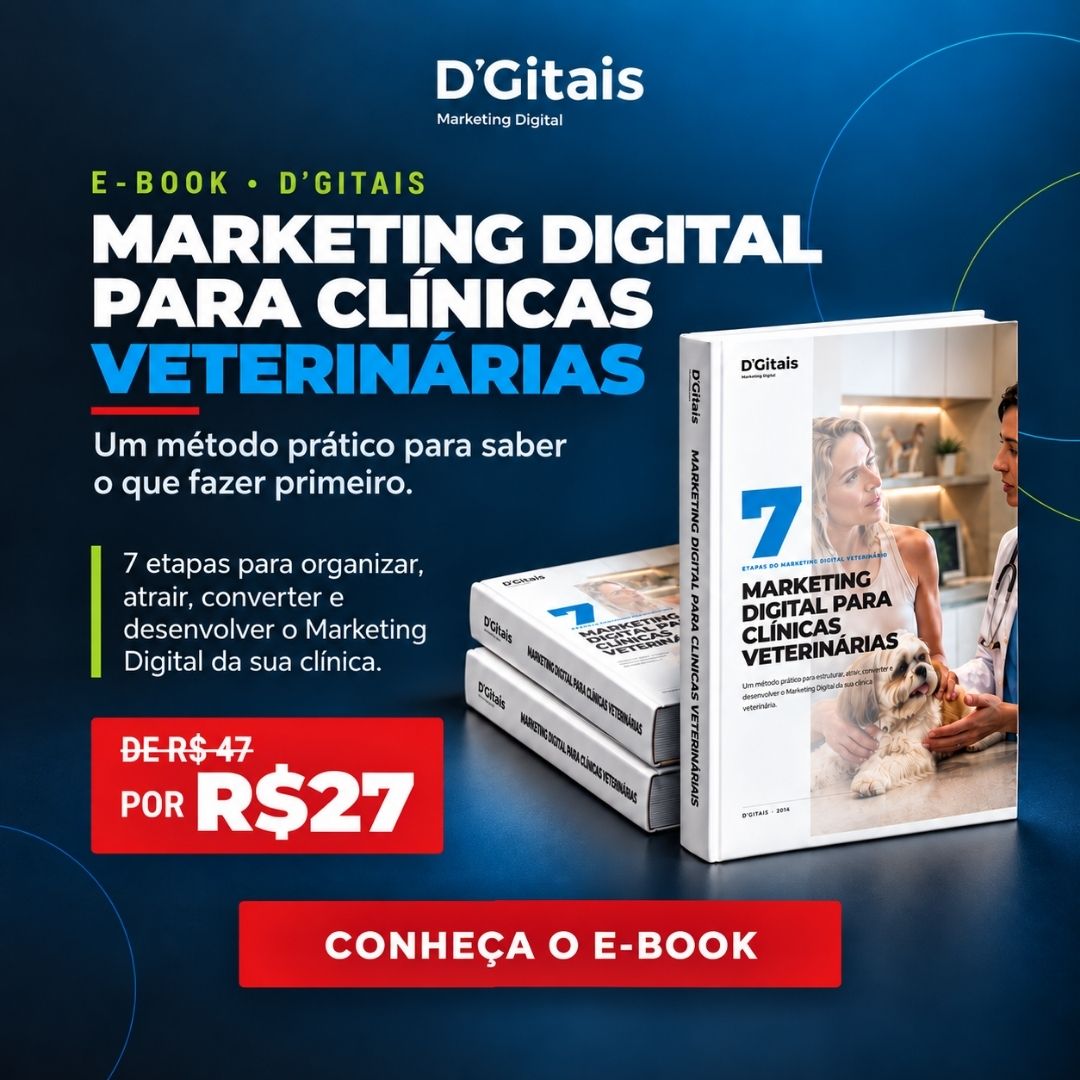 Banner Marketing Digital para Clínicas Veterinárias