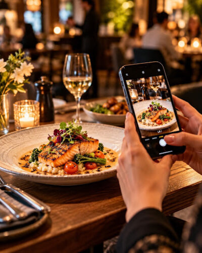 redes sociais para restaurant